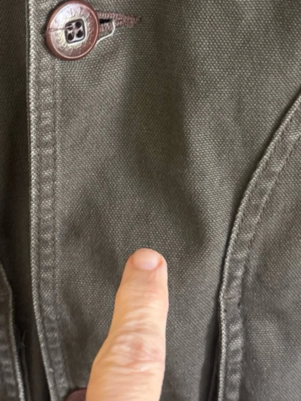 Vintage LL Bean Jacket Mens Large Brown Canvas Field Barn Coat Flannel Lined Y2K